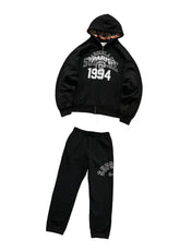 Supreme x Margiela Paris 1994 Zip Hoodie & Sweatpants Set – Black