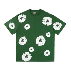 Denim Tears Cotton Wreath Green Unisex Short Sleeve T Shirt