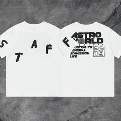 Travis Scott Astroworld Staff 2019 Festival Double Sided Tee