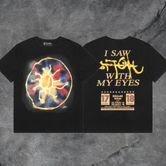 Travis Scott Cactus Jack Tour Sun Double Sided Graphic T-Shirt