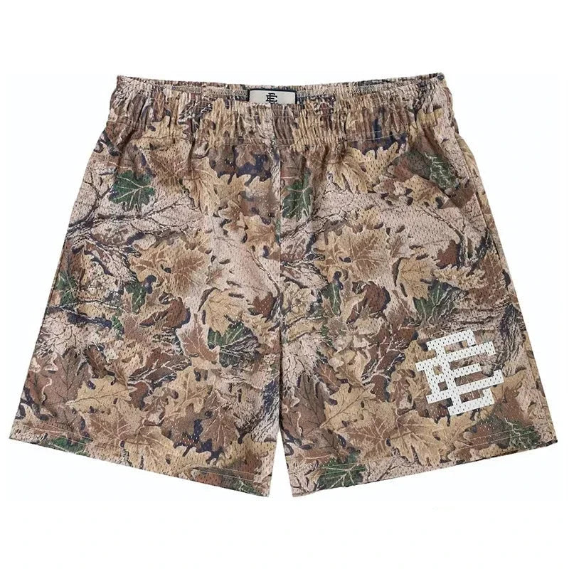 Eric Emanuel Oak Leaf Camo Mesh Shorts