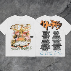 Travis Scott Circus Maximus Tour Graphic Short Sleeve Tee