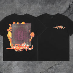 Travis Scott Utopia Hieroglyph Hand Double Sided Graphic Tee