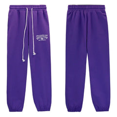 Denim Tears Violet Small Embroidery Drawstring Jogger Sweatpants