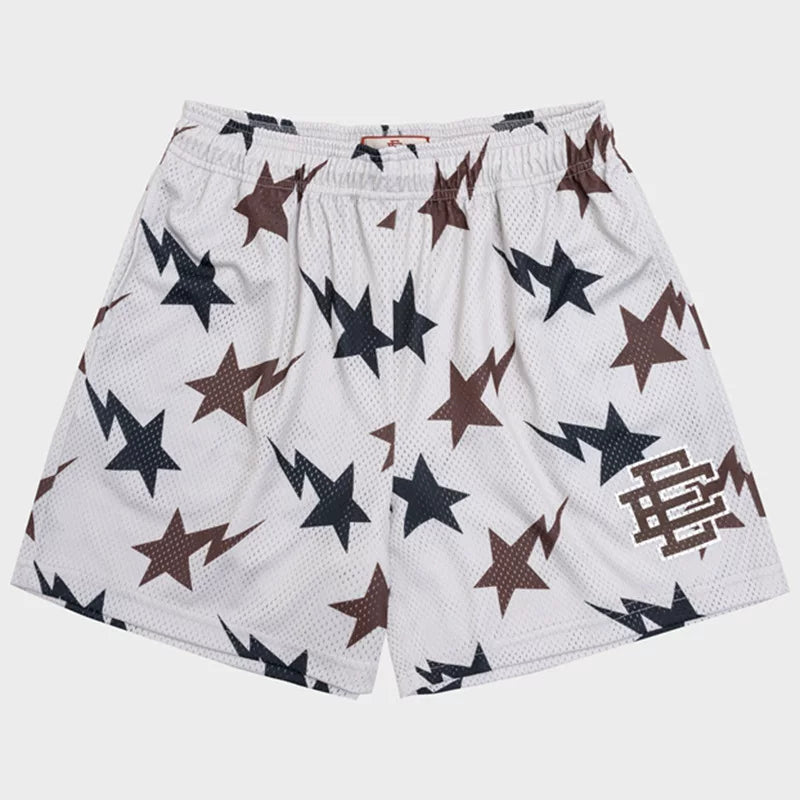 Eric Emanuel Star Print Mesh Shorts