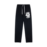 Denim Tears Black Skull Graphic Cuffed Sweatpants