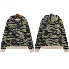 Denim Tears Green Tiger Stripe Camo Dark Floral Pullover Hoodie