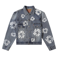 Denim Tears All‑Over Floral Print Streetwear Jacket