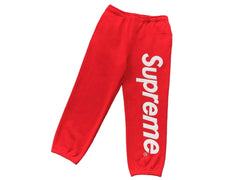 Supreme Side Logo Hoodie & Sweatpants Set – Red