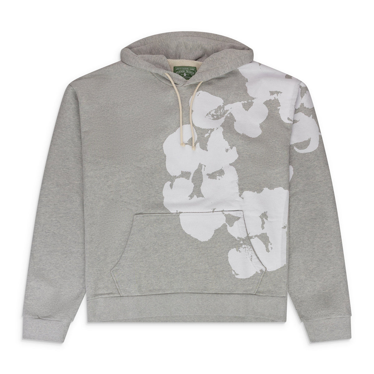 Denim Tears Grey Jumbo Wreath Hoodie