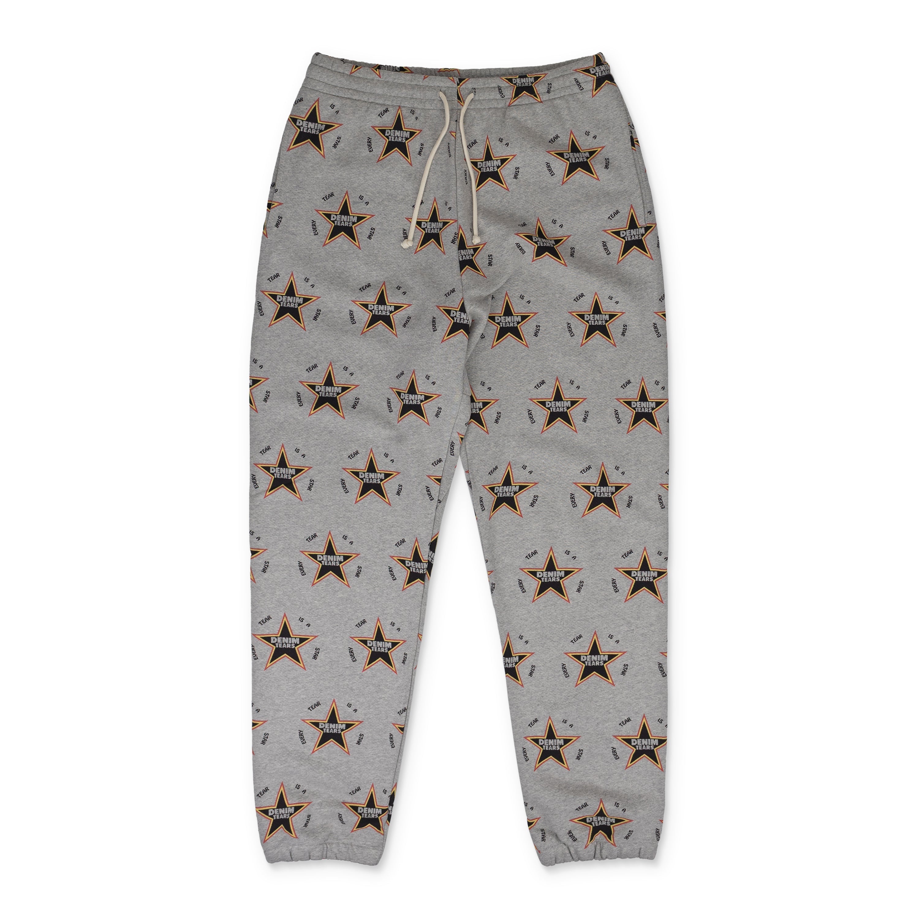 Denim Tears Grey Every Tear Is A Star All Over Sweatpants