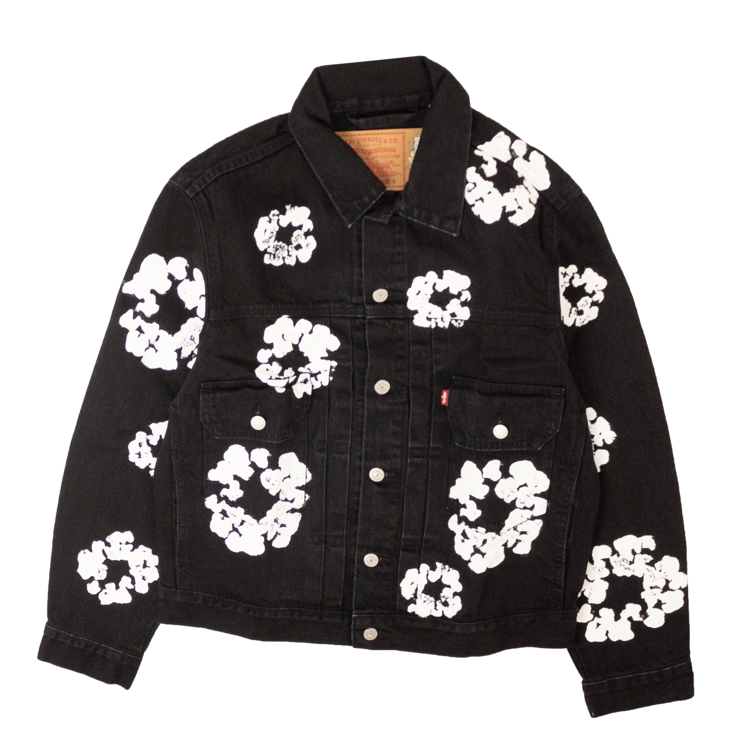 Denim Tears Black All Over Denim Type Jacket