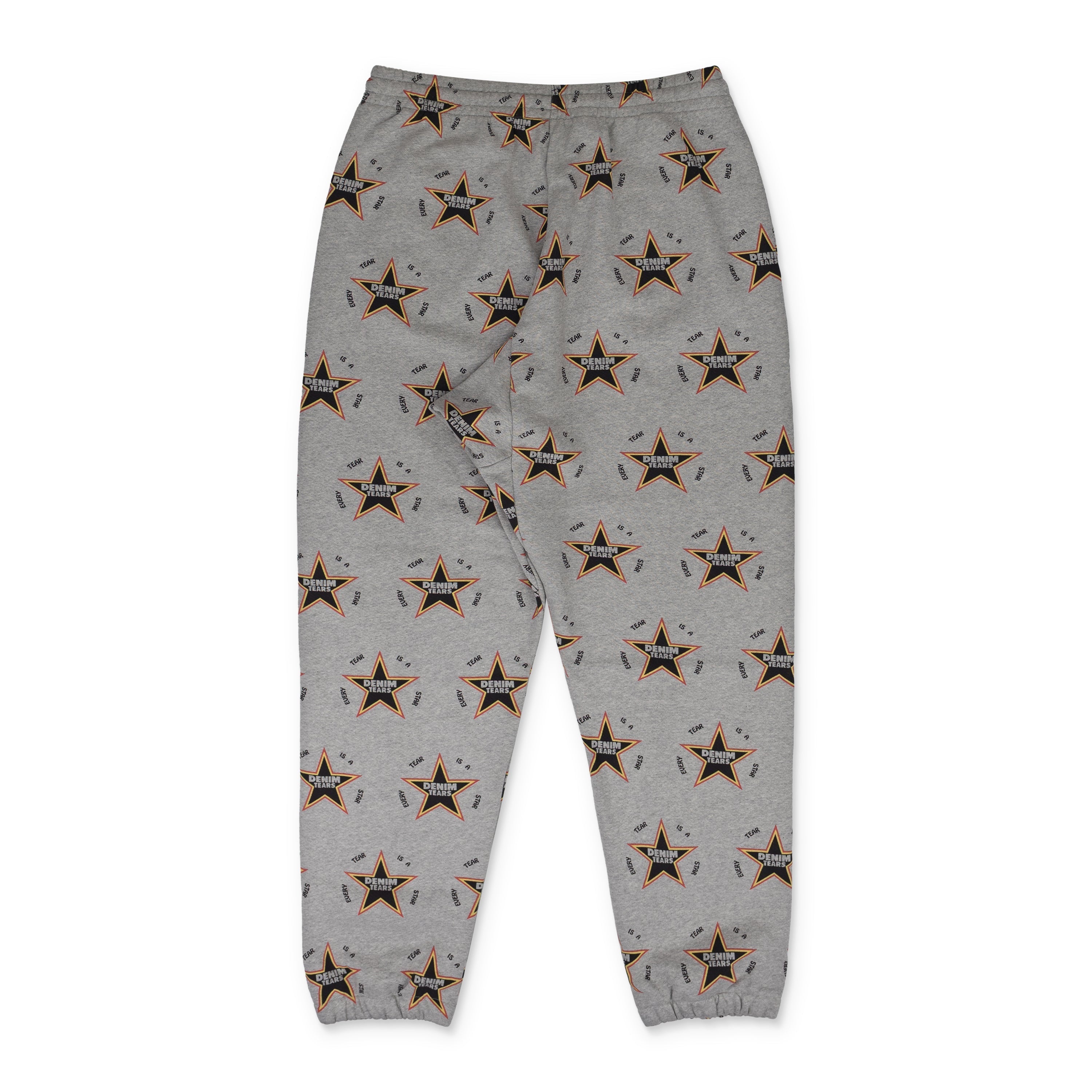 Denim Tears Grey Every Tear Is A Star All Over Sweatpants