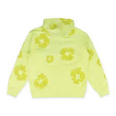 Denim Tears Neon Green Mono Wreath Hoodie