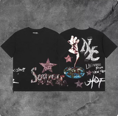 Travis Scott Cactus Jack Ny Summer Double Sided Graphic T-Shirt