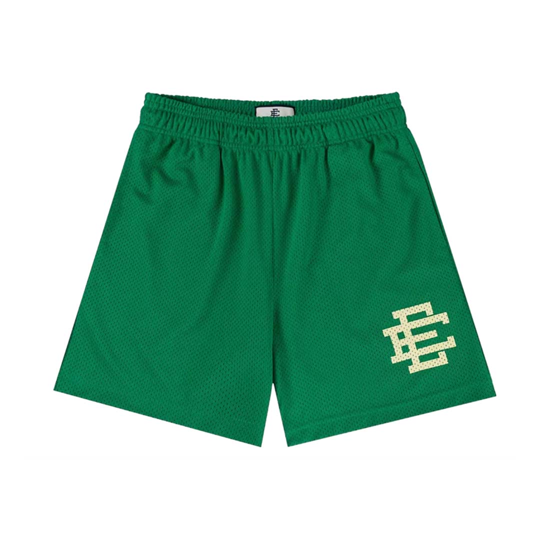 Eric Emanuel EE Basic Shorts Kelly Green Off White