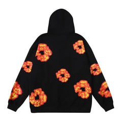 Denim Tears Orange Gradient Black Hoodie