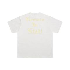 False Perception Saint Portrait Vintage Washed Off White Tee