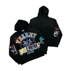 Vale Forever Valley Dreams Crest & Bee Graphic Vintage Wash Full-Zip Hoodie