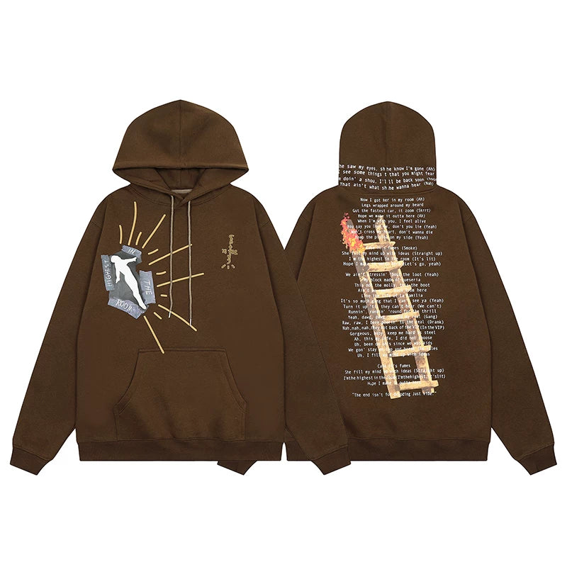 Travis Scott Cactus Jack Ladder Graphic Unisex Hoodie