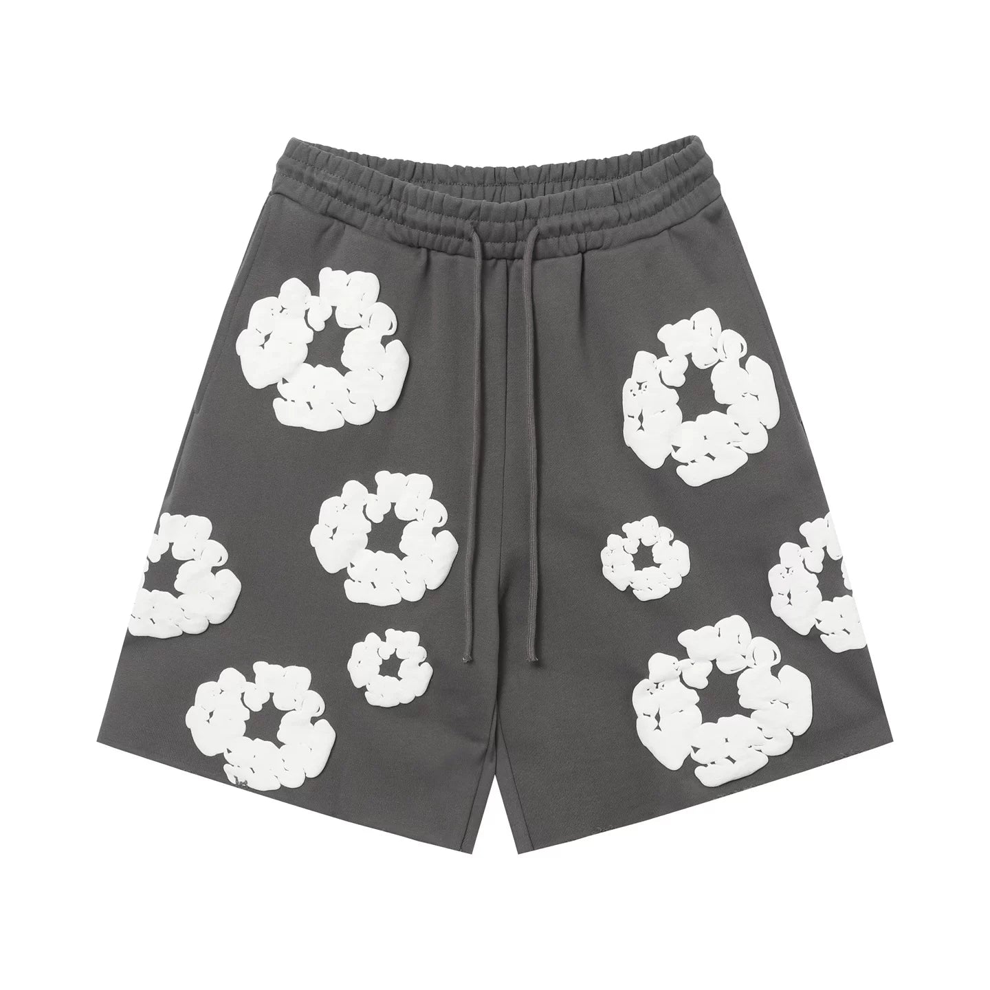 Denim Tears Cotton Wreath Dark Grey Unisex Sweat Shorts