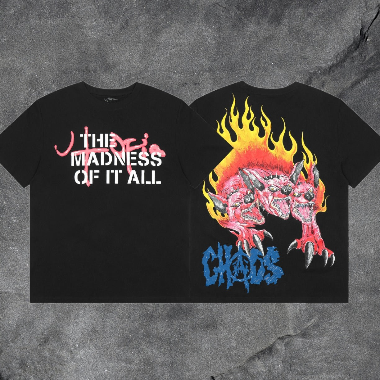 Travis Scott Cactus Jack Collection Skeleton Ma and Ma Fujiwara Hiroshi Co branded Printed Short sleeved T-shirt (51)