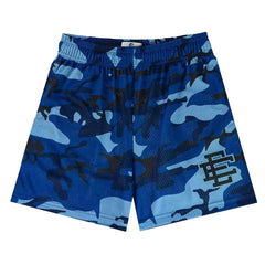 Eric Emanuel Blue Camo Mesh Shorts