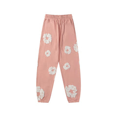 Denim Tears Kapok Foam Print Jogger Pants Pink Streetwear Trousers
