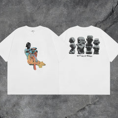 Travis Scott Utopia Statue Double Sided Graphic Tee