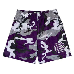 Eric Emanuel Camo Print Mesh Shorts