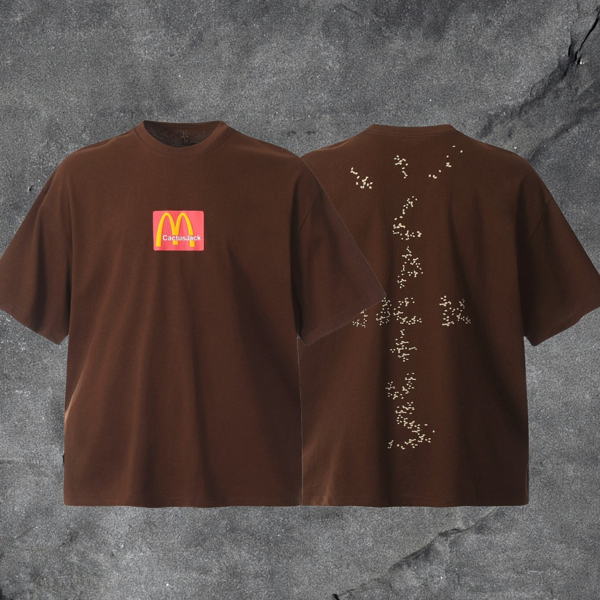Cactus Jack X Mcdonald’s Brown Short Sleeve T-Shirt