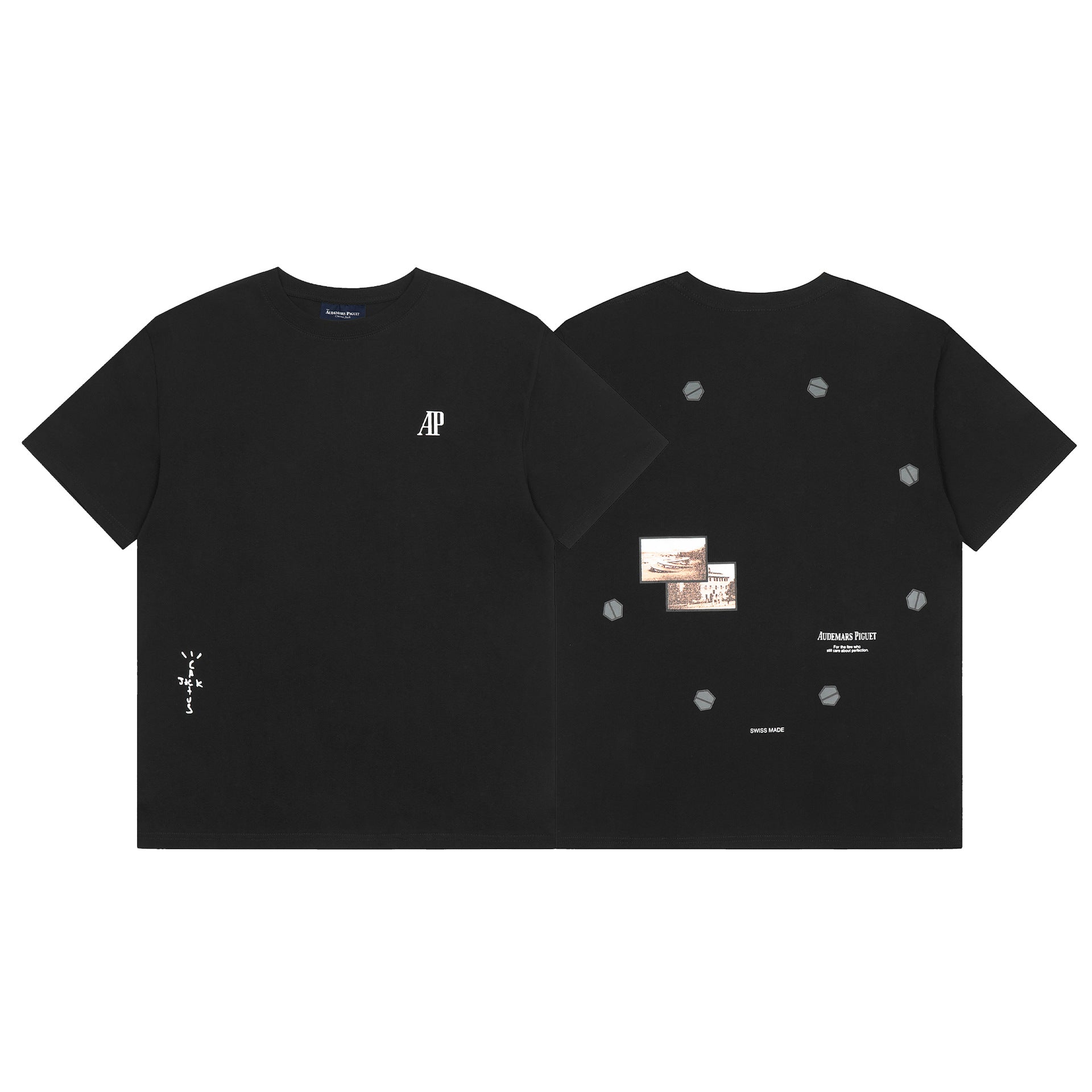 Travis Scott Cactus Jack Collection Skeleton Ma and Ma Fujiwara Hiroshi Co branded Printed Short sleeved T-shirt (52)