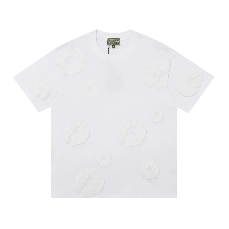 Denim Tears Cotton Wreath White Unisex Short Sleeve T Shirt