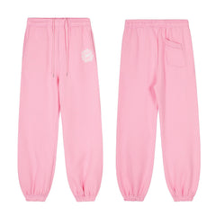 Broken Planet Sun Logo Cuffed Sweatpants -  Pink