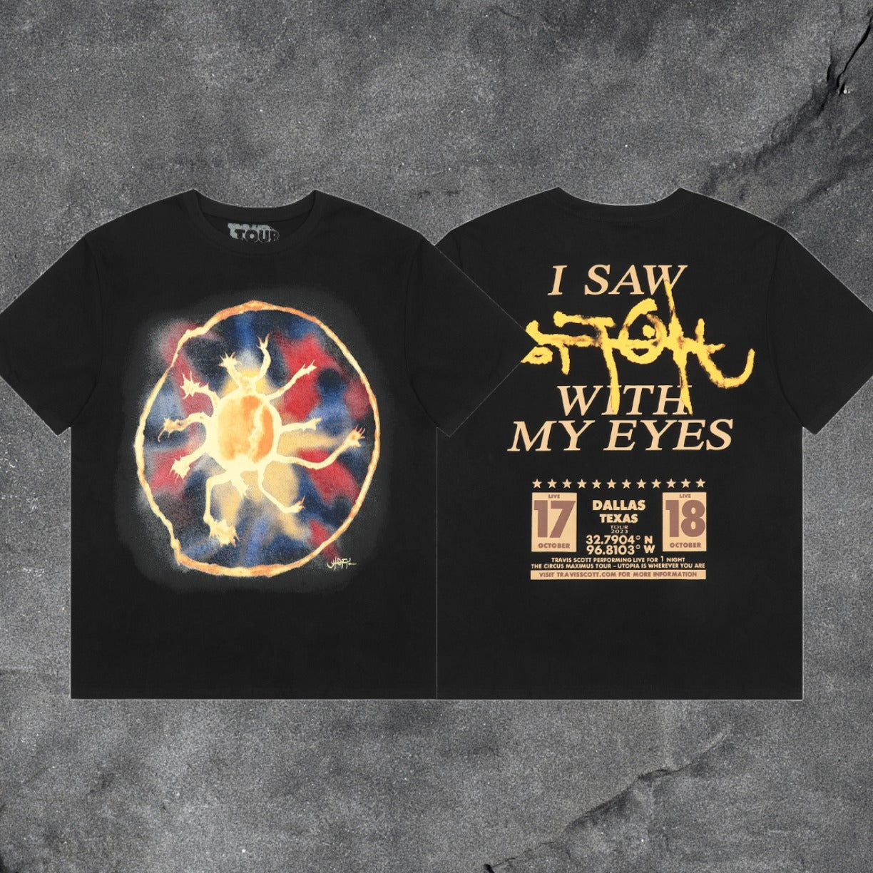 Travis Scott Cactus Jack Collection Skeleton Ma and Ma Fujiwara Hiroshi Co branded Printed Short sleeved T-shirt (52)
