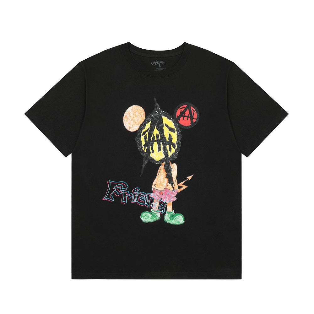 Travis Scott Cactus Jack Collection Skeleton Ma and Ma Fujiwara Hiroshi Co branded Printed Short sleeved T-shirt (56)