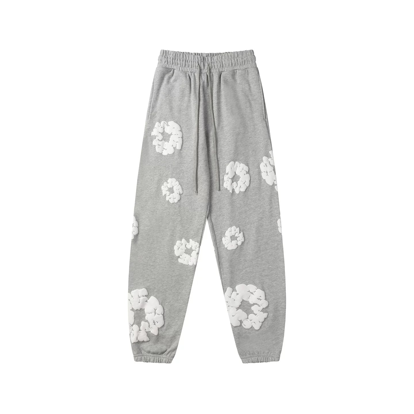 Denim Tears Kapok Foam Print Jogger Pants Heather Grey Streetwear Trousers