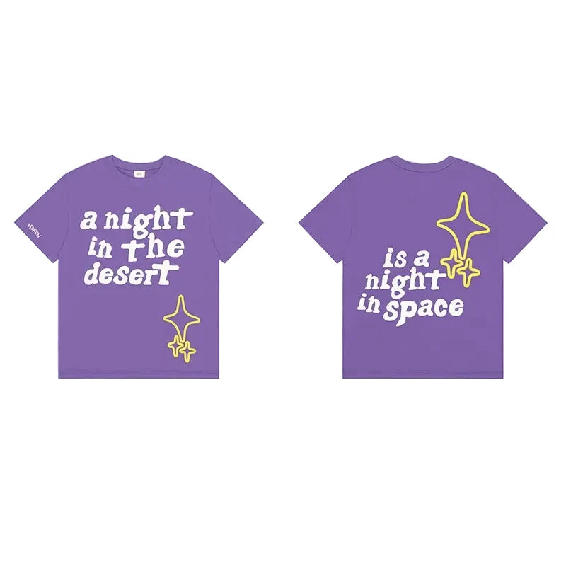 Broken Planet "A Night In The Desert" Graphic T-Shirt – Purple