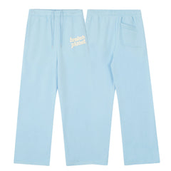 Broken Planet Foam Print Loose Fit Sweatpants - Baby Blue