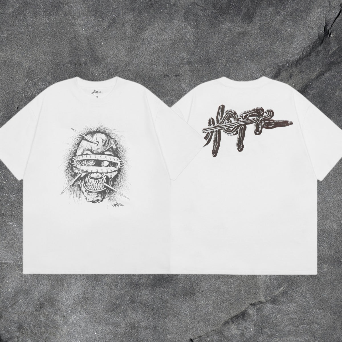 Travis Scott Utopia Monster Skull Double Sided Graphic Tee