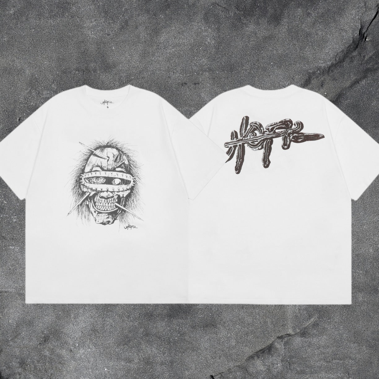 Travis Scott Cactus Jack Collection Skeleton Ma and Ma Fujiwara Hiroshi Co branded Printed Short sleeved T-shirt (51)