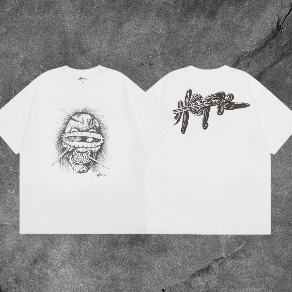 Travis Scott Cactus Jack Collection Skeleton Ma and Ma Fujiwara Hiroshi Co branded Printed Short sleeved T-shirt (51)