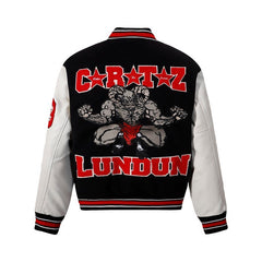 Corteiz Patchwork Letterman Varsity Jacket
