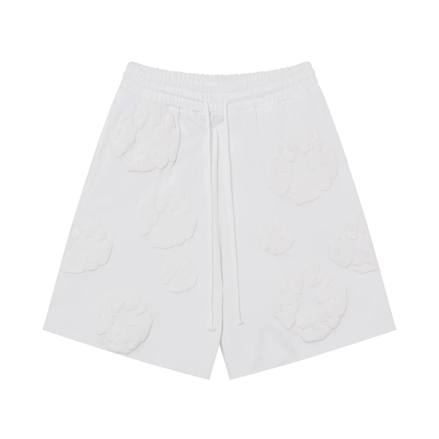 Denim Tears Cotton Wreath White Unisex Sweat Shorts