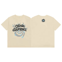 Broken Planet "Stargazing" Graphic T-Shirt – Beige