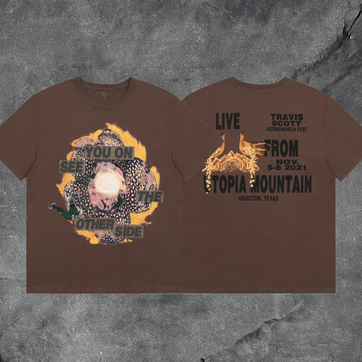 Travis Scott Cactus Jack Collection Skeleton Ma and Ma Fujiwara Hiroshi Co branded Printed Short sleeved T-shirt (51)