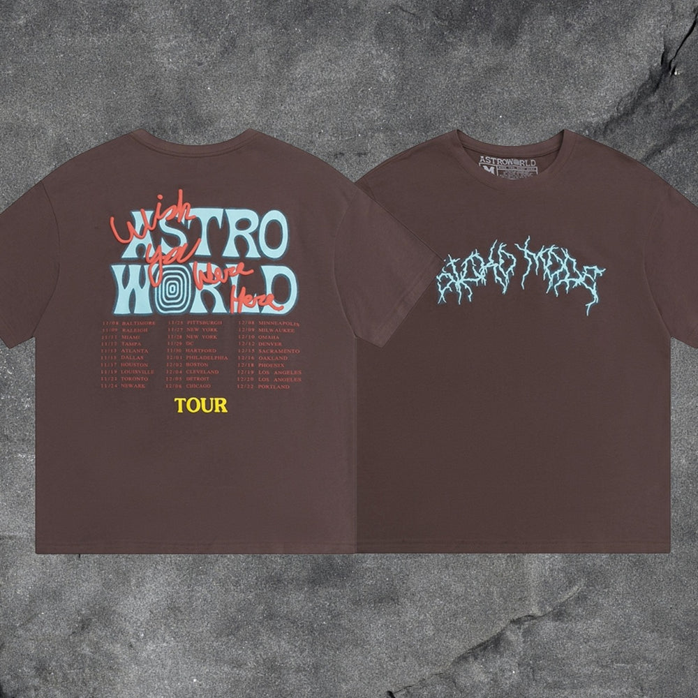 Travis Scott Cactus Jack Collection Skeleton Ma and Ma Fujiwara Hiroshi Co branded Printed Short sleeved T-shirt (54)