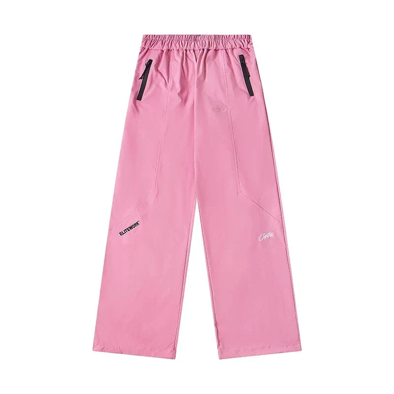 Corteiz Devil's Island Stormtrooper Waterproof Pants Pink