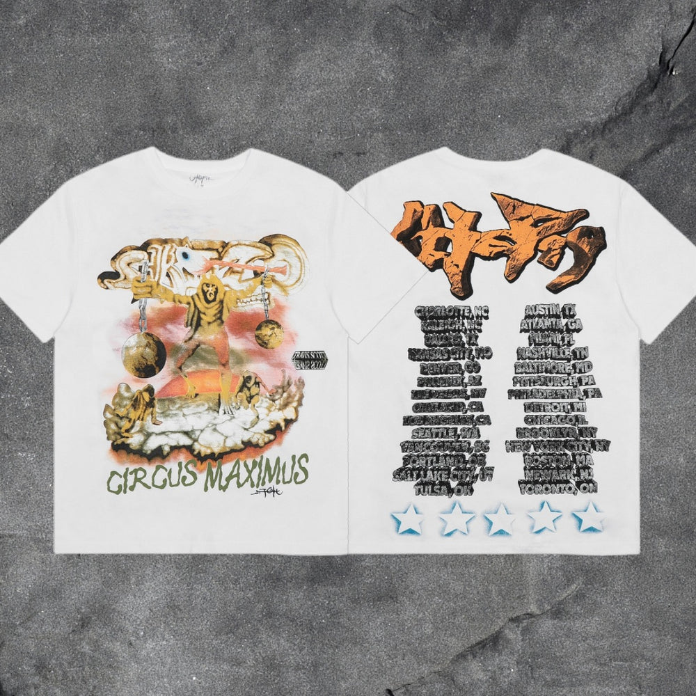 Travis Scott Circus Maximus Tour Graphic Short Sleeve Tee