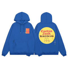 Travis Scott Cactus Jack Mcdonalds Collab Unisex Hoodie